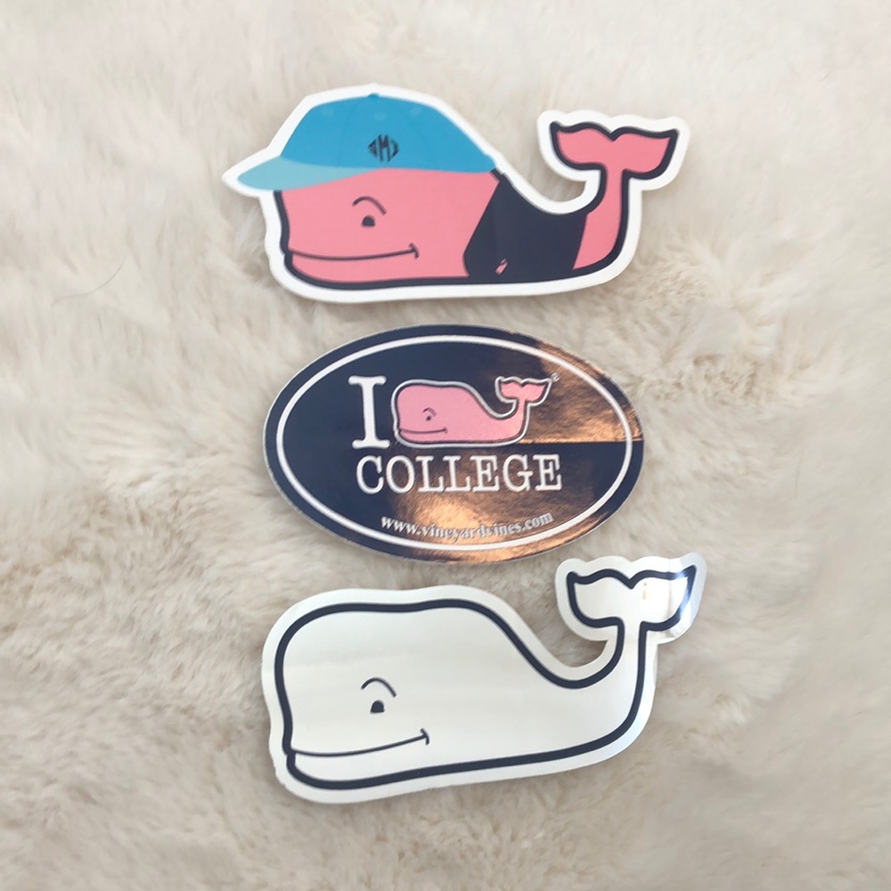 Vineyard Vines Stickers (one metallic)